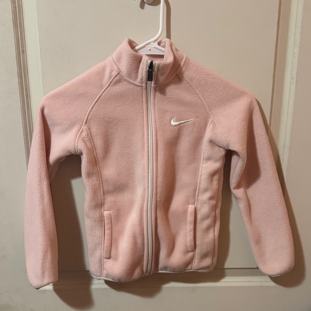 Nike Kids Light Pink Fleece Jacket